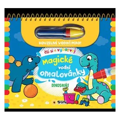 Magické vodní omalovánky- dinosauři