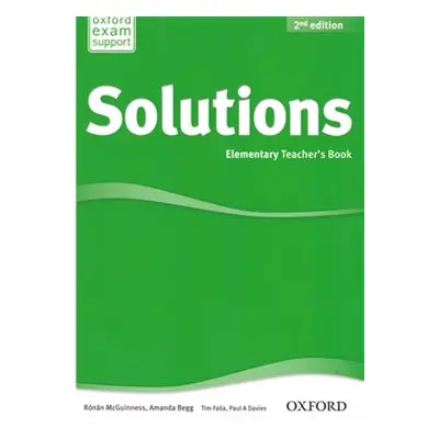 Maturita Solutions 2nd Edition Elementary Teacher´s Book with Teacher´s - R. McGuinness, Amanda 