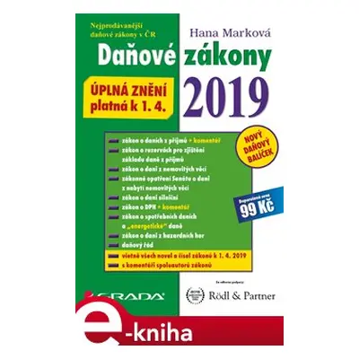 Daňové zákony 2019 - Hana Marková