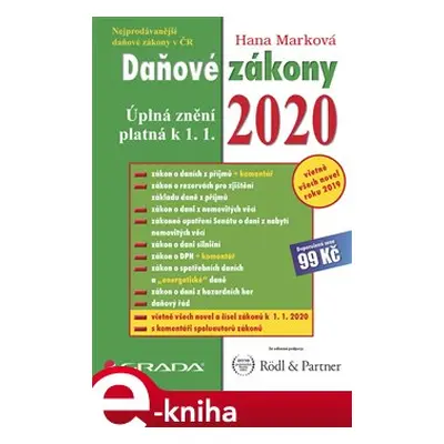 Daňové zákony 2020 - Hana Marková