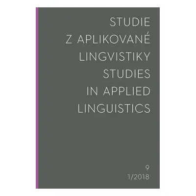 Studie z aplikované lingvistiky 1/2018