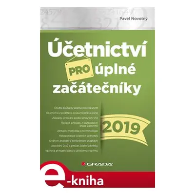 Účetnictví pro úplné začátečníky 2019 - Pavel Novotný