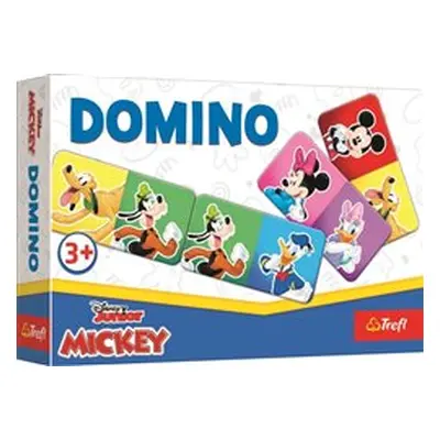 Trefl Domino papírové Mickey Mouse a přátelé 21 kartiček