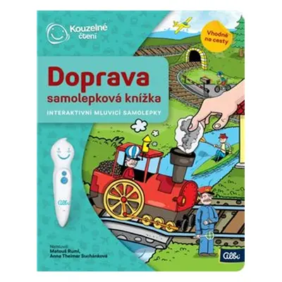 Kouzelné čtení - Samolepková knížka Doprava