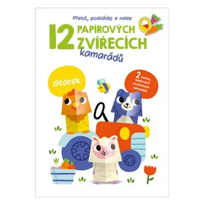 12 papírových zvířecích kamarádů - Statek