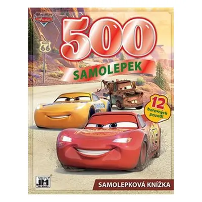 500 samolepek - Auta