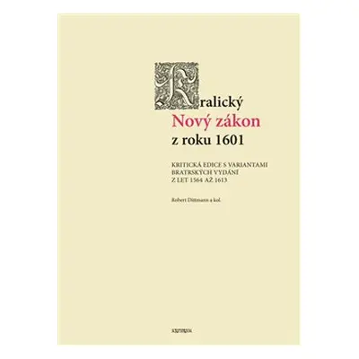 Kralický Nový zákon z roku 1601