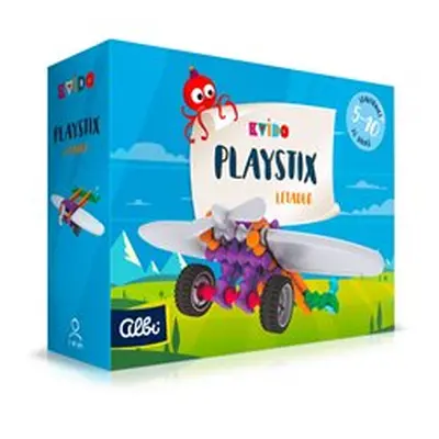 Kvído - Stavebnice Playstix - letadlo 26 dílků