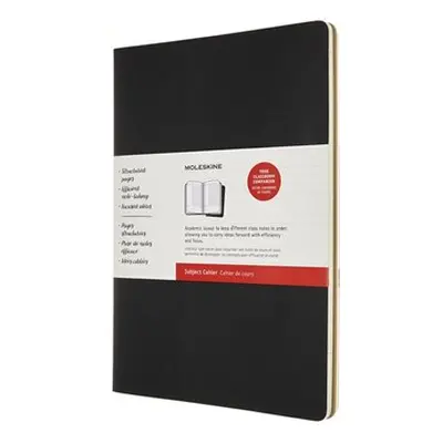 Moleskine sešity 2ks plánovací linkovaný černý a hnědý A4