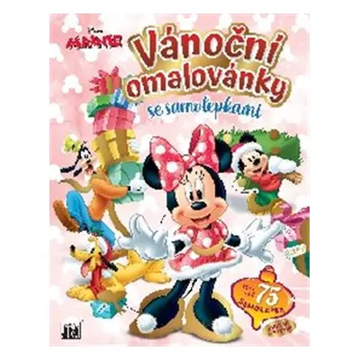 Vánoční omalovánky se samolepkami - Minnie