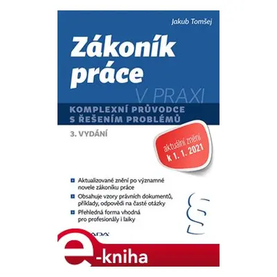 Zákoník práce v praxi - Jakub Tomšej