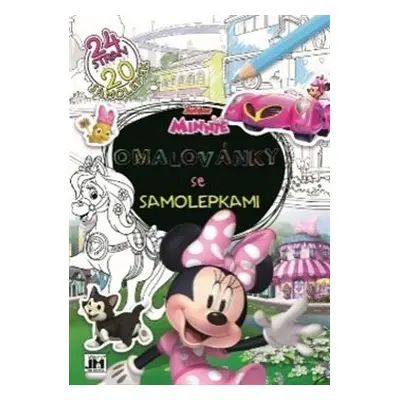 Omalovánky se samolepkami - Minnie