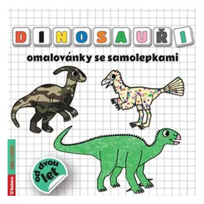 Dinosauři omalovánky se samolepkami