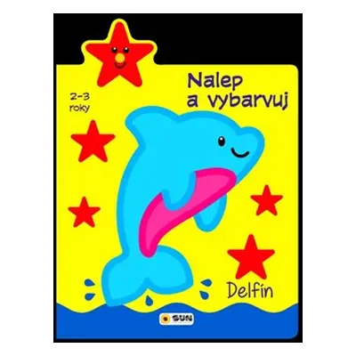 Nalep a vybarvuj - Delfín 2-3 roky