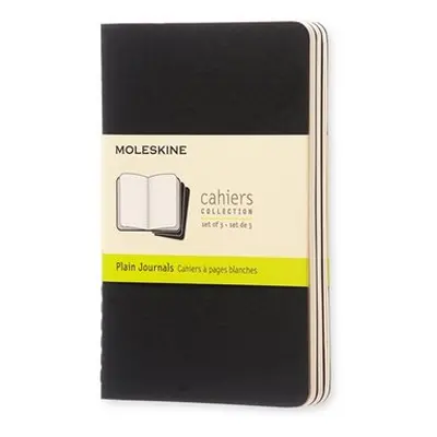 Moleskine sešity 3 ks čisté - černé S