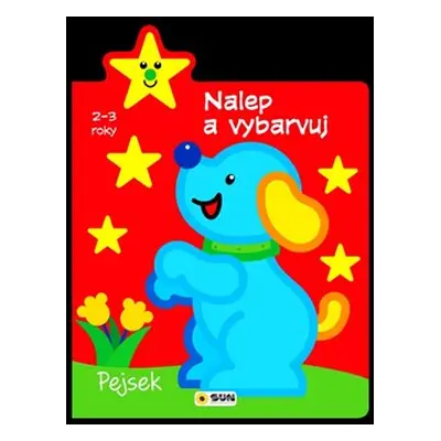 Nalep a vybarvuj - Pejsek- 2-3 roky