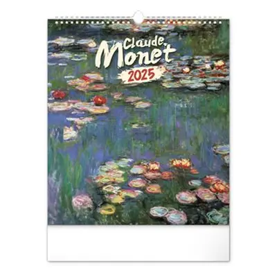 Nástěnný kalendář Claude Monet 2025