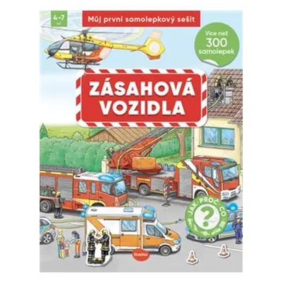 Můj první samolepkový sešit - Zásahová vozidla