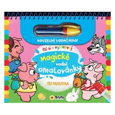 Magické vodní omalovánky- Tři prasátka