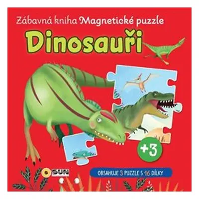 Zábavná magnetická kniha Dinosauři