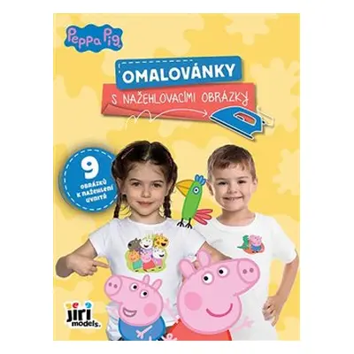 Omalovánky s nažehlovacími obrázky Prasátko Peppa