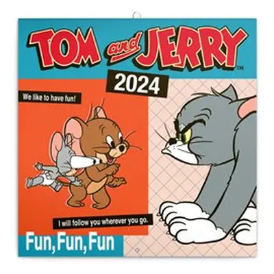 Poznámkový kalendář Tom a Jerry 2024