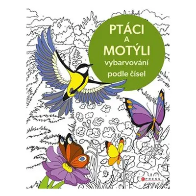 Vybarvování podle čísel: Ptáci a motýli - kolektiv