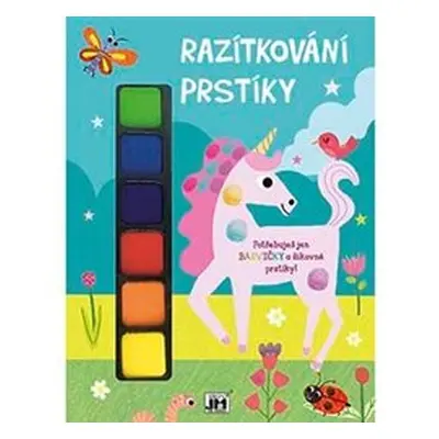 Razítkování prstíky - Jednorožec