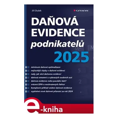 Daňová evidence podnikatelů 2025 - Jiří Dušek