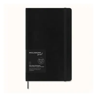 Smart zápisník Moleskine měkký čistý černý L