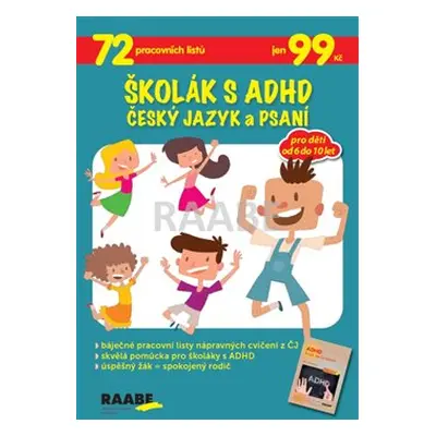 Školák s ADHD - Český jazyk a psaní - Helena Brožovská, Jan - Michal Mleziva, Vladimíra Strculov