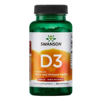 Vitamín D3 30 kapslí 1000iu - Swanson