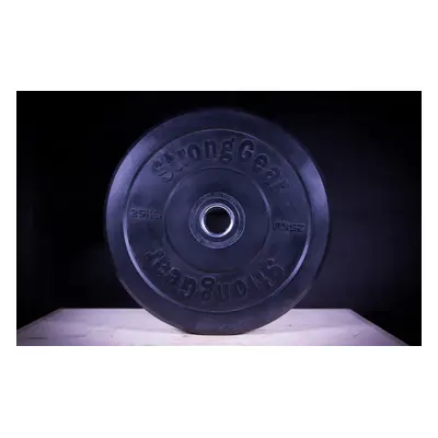 Stronggear Černé bumper kotouče Hmotnost: 25 kg - černá