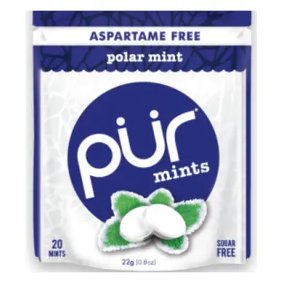 The PÜR Company Cucací pastilky bez aspartamu a cukru - Polar Mint