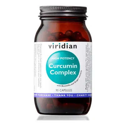 EXP 07/2024 Curcumin Complex 90 kapslí (Kurkuma, kadidlovník a zázvor) - Viridian