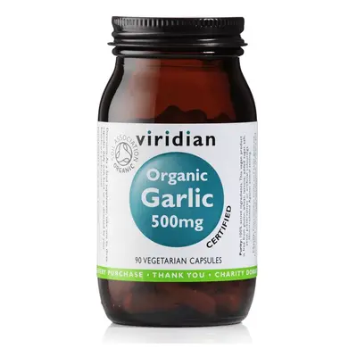 EXP 12.5.2024 Garlic 500mg 90 kapslí Organic (Česnek) - Viridian