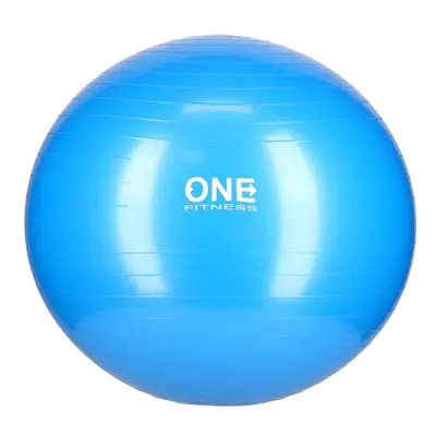 Gymnastický míč ONE Fitness Gym Ball 10 modrý, 65 cm