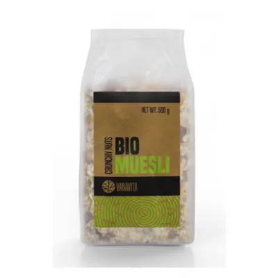 BIO Müsli - VanaVita - EXP: 21.12.2021 Množství: 500 g, Příchuť: křupavé ořechy