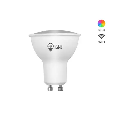 Chytrá žárovka Blight LED, závit GU10, 5,5 W, WiFi, APP, stmívatelná, barevná