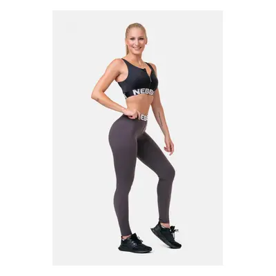 NEBBIA Squat HERO Scrunch Butt legíny 571 marron