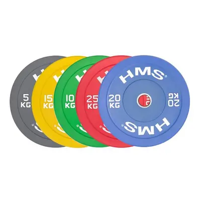 HMS Bumper kotouče 5, 10, 15, 20, 25 kg Hmotnost: 25 kg