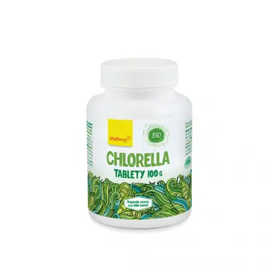 EXP 23/12/2023 Chlorella BIO 100 g/400 tablet Wolfberry - doplněk stravy