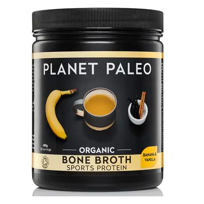 PLANET PALEO - BIO SUŠENÝ PROTEIN (NEJEN) PRO SPORTOVCE - BANÁNOVO-VANILKOVÁ PŘÍCHUŤ