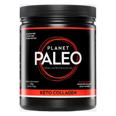 EXP 03/2024 PLANET PALEO - Hydrolyzovaný grass-fed hovězí kolagen se sušeným MCT olejem - Keto H