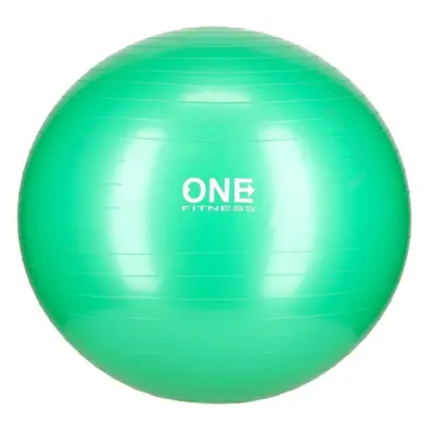 Gymnastický míč ONE Fitness Gym Ball 10 zelený, 65 cm