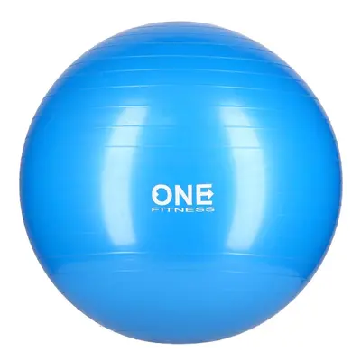 Gymnastický míč ONE Fitness Gym Ball 10 modrý, 55 cm