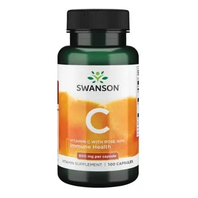 Vitamín C s šípkem 100 kapslí 500mg/50mg - Swanson