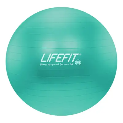 Lifefit Gymnastický míč LIFEFIT® ANTI-BURST 55 cm, tyrkysový