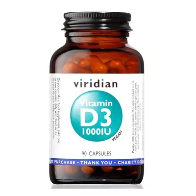 EXP- 16/7/2023 - Vitamin D3 1000iu 90 kapslí - Viridian