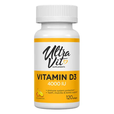 VPLAB nutrition EXP 5/2023 - VPLab Ultra Vitamin D3 4000 IU Varianta: 120 gelových kapslí